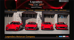 Desktop Screenshot of legendarymotorcar.com